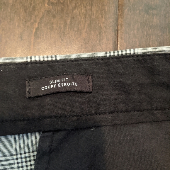 Men's B&W plaid casual short - Picture 4 of 7